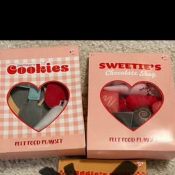 Set of 2 Felt Play Food Sets - Picture 1 of 5